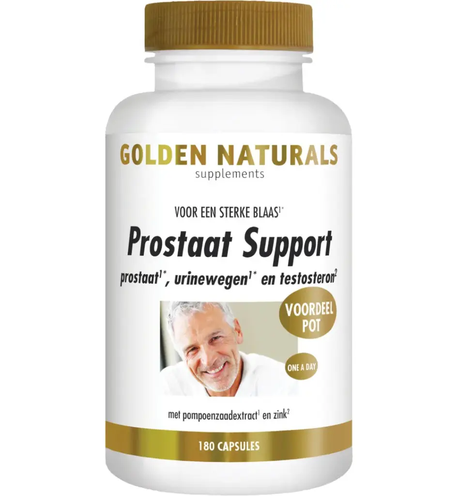 Golden Naturals Prostaat support (180 capsules)