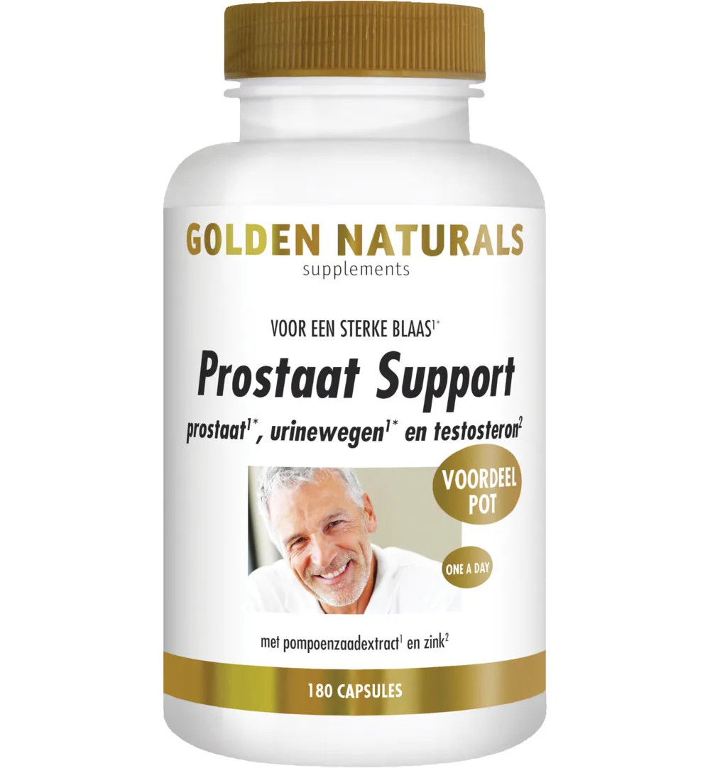 Golden Naturals Prostaat support (180 capsules)