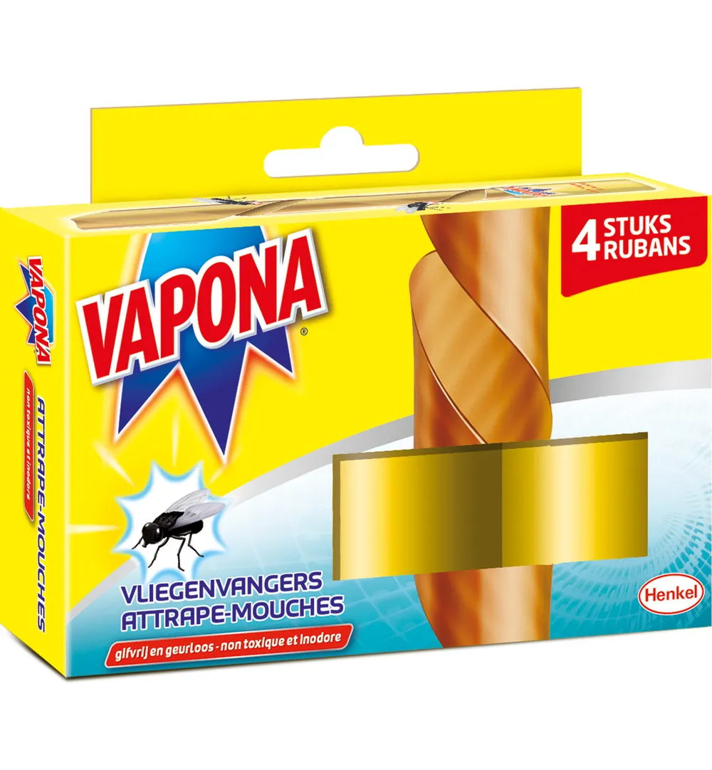 Vapona Vliegenvangers (4 stuks)