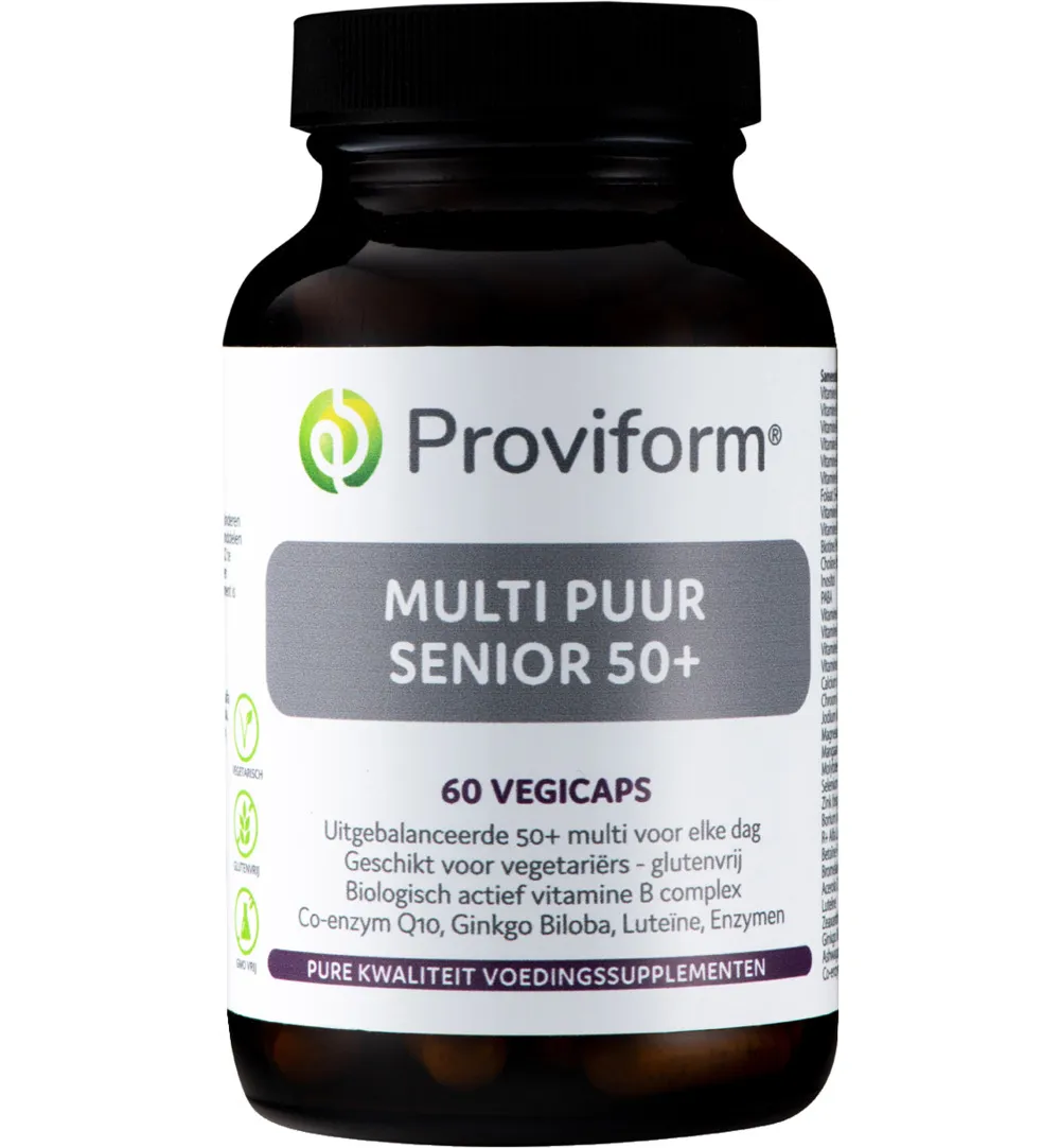 Proviform Multi Puur Senior 50+ (60 vega capsules)