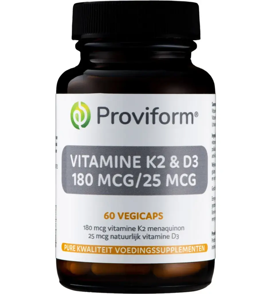 Proviform Vitamine K2 180Mcg & D3 25Mcg (60 vega capsules)