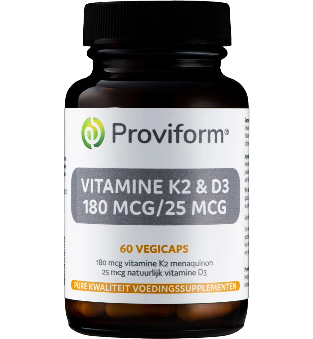Proviform Vitamine K2 180Mcg & D3 25Mcg (60 vega capsules)