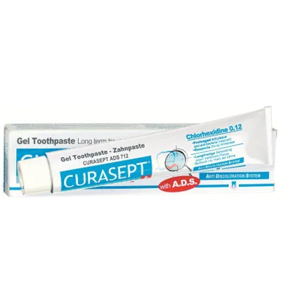 Curasept ADS Gel-tandpasta - 0,12% chloorhexidine (75 ml)