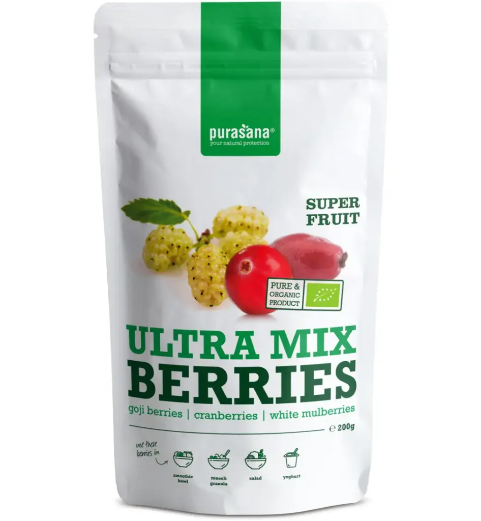 Purasana Ultra Mix Berries Vegan Bio (200 gr)