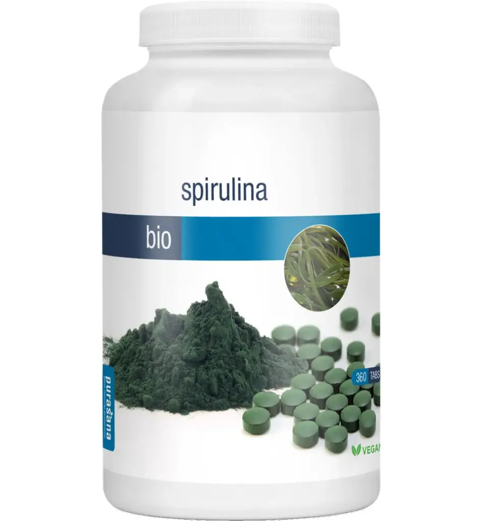 Purasana Spirulina/Spiruline Vegan Bio (360 tabletten)