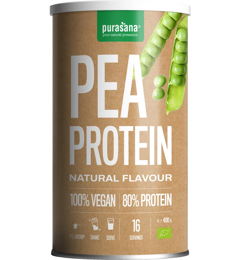 Purasana Vegan Proteine Erwt/Pois Bio (400 gr)