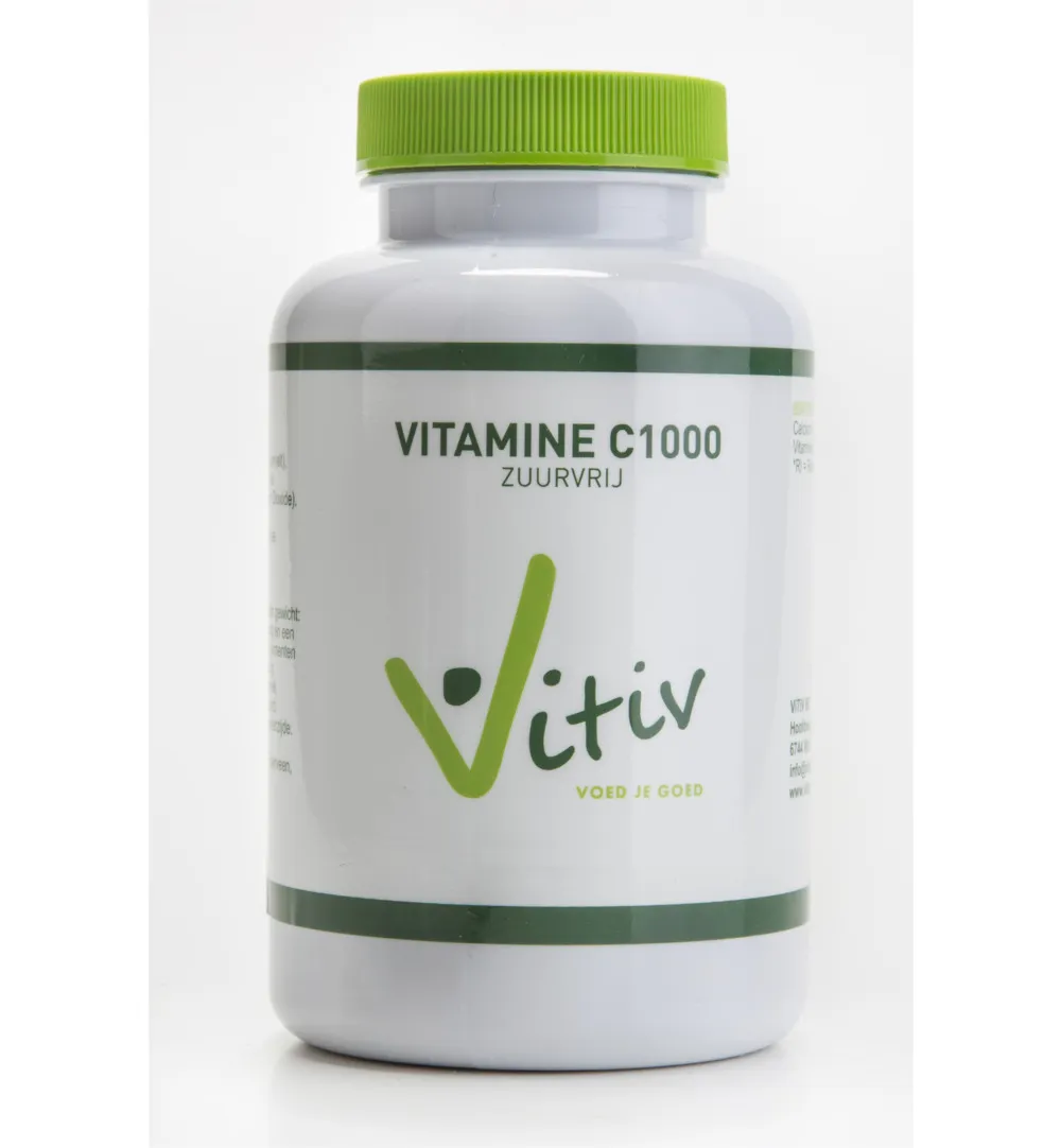 Vitiv Vitamine C1000 Zuurvrij (200 tabletten)