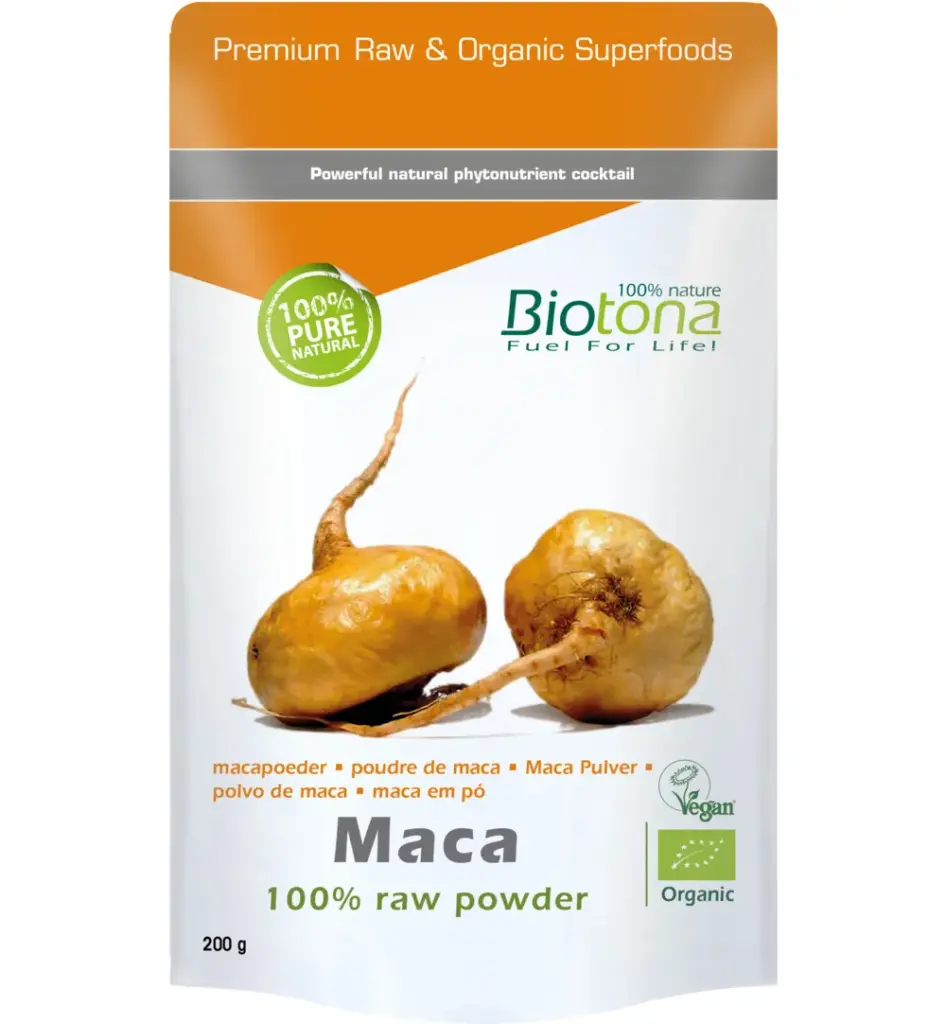 Biotona Maca Raw Powder Bio (200 gr)