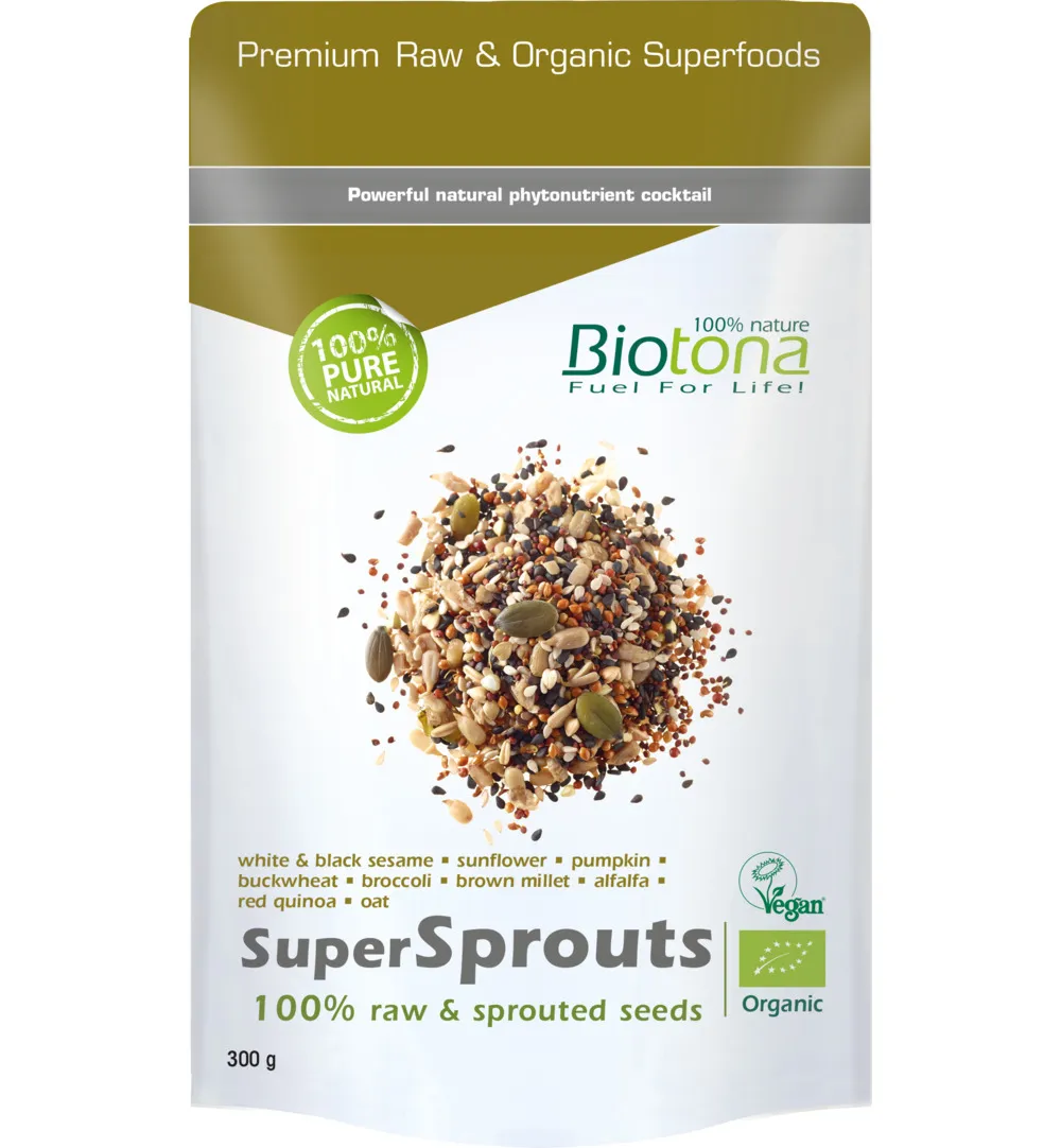 Biotona Supersprouts Raw Seeds Bio (300 gr)
