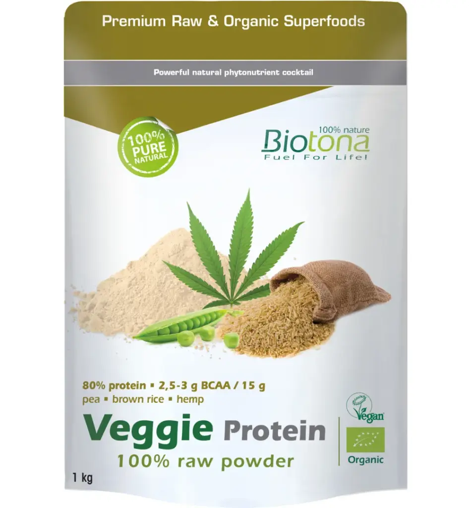 Biotona Veggie Protein Raw Bio (1000 gr)