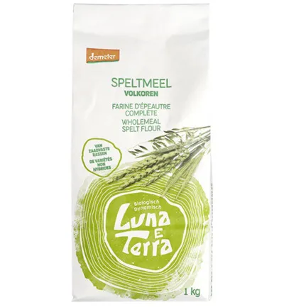 Luna E Terra Speltmeel Volkoren Demeter Bio (1000 gr)