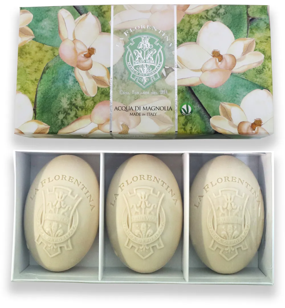 La Florentina Zeep Magnolia 3 X 150Gram (3 Stuks)