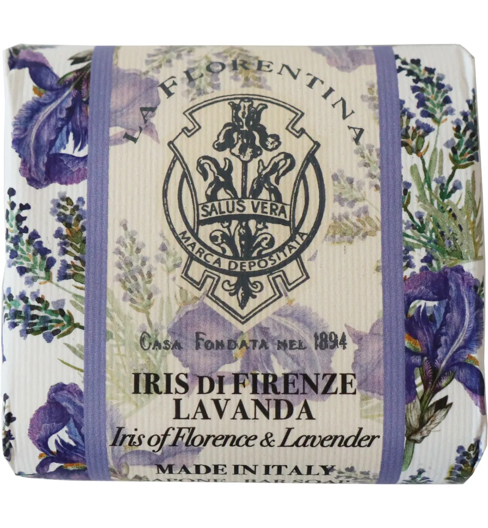 La Florentina Zeep Florentijnse Iris-Lavendel (106 gr)