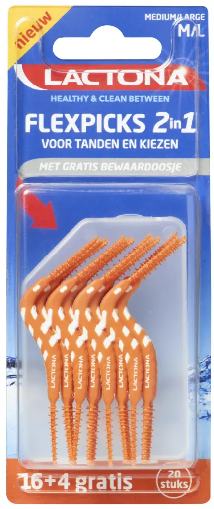Lactona Flex Picks 2-In-1 M/L (20 stuks)