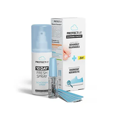 ProtectAir Kalknagel start set kalknagelkwastje en schoenspray (100 ml)