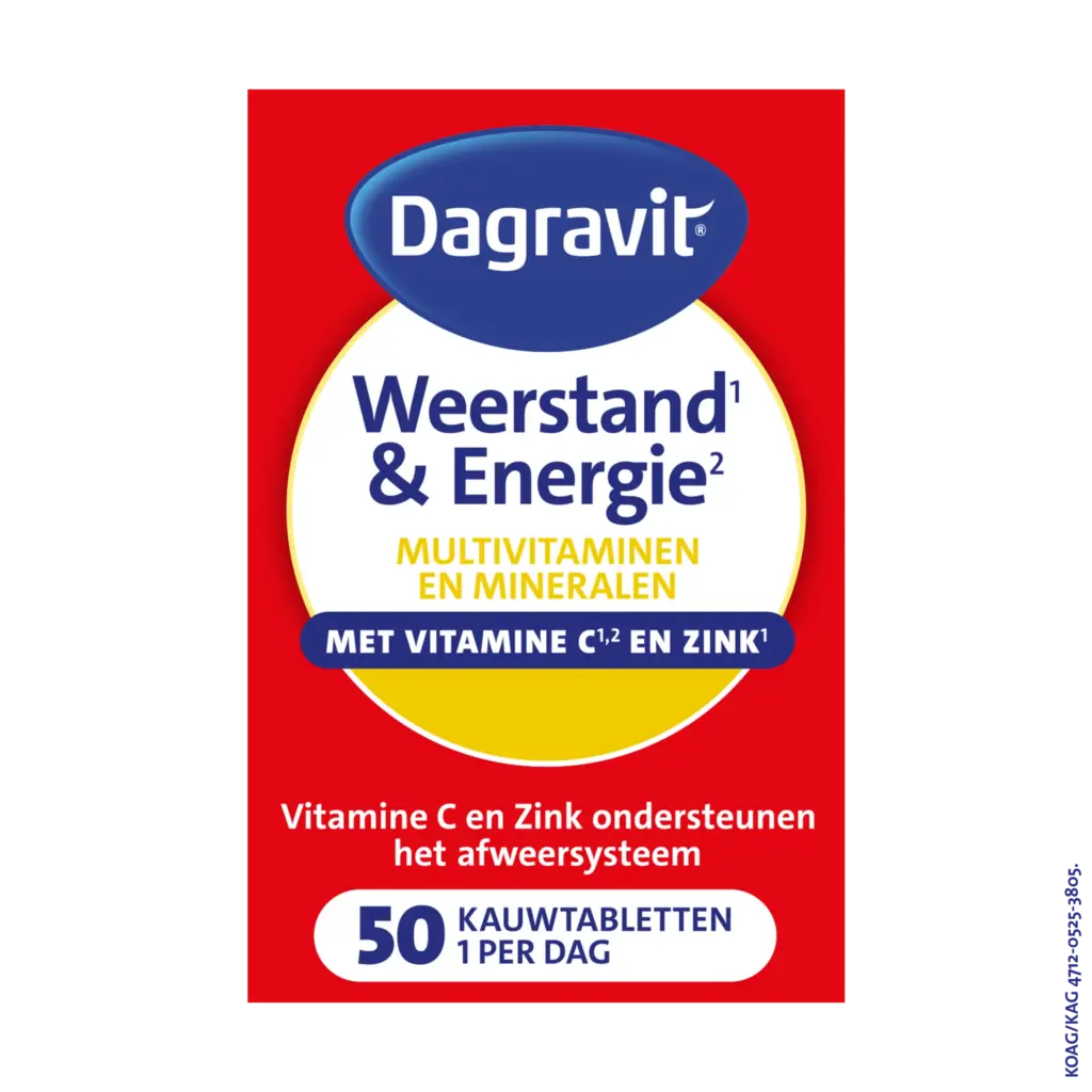 Dagravit Totaal 30 weerstand & energie (50 tabletten)