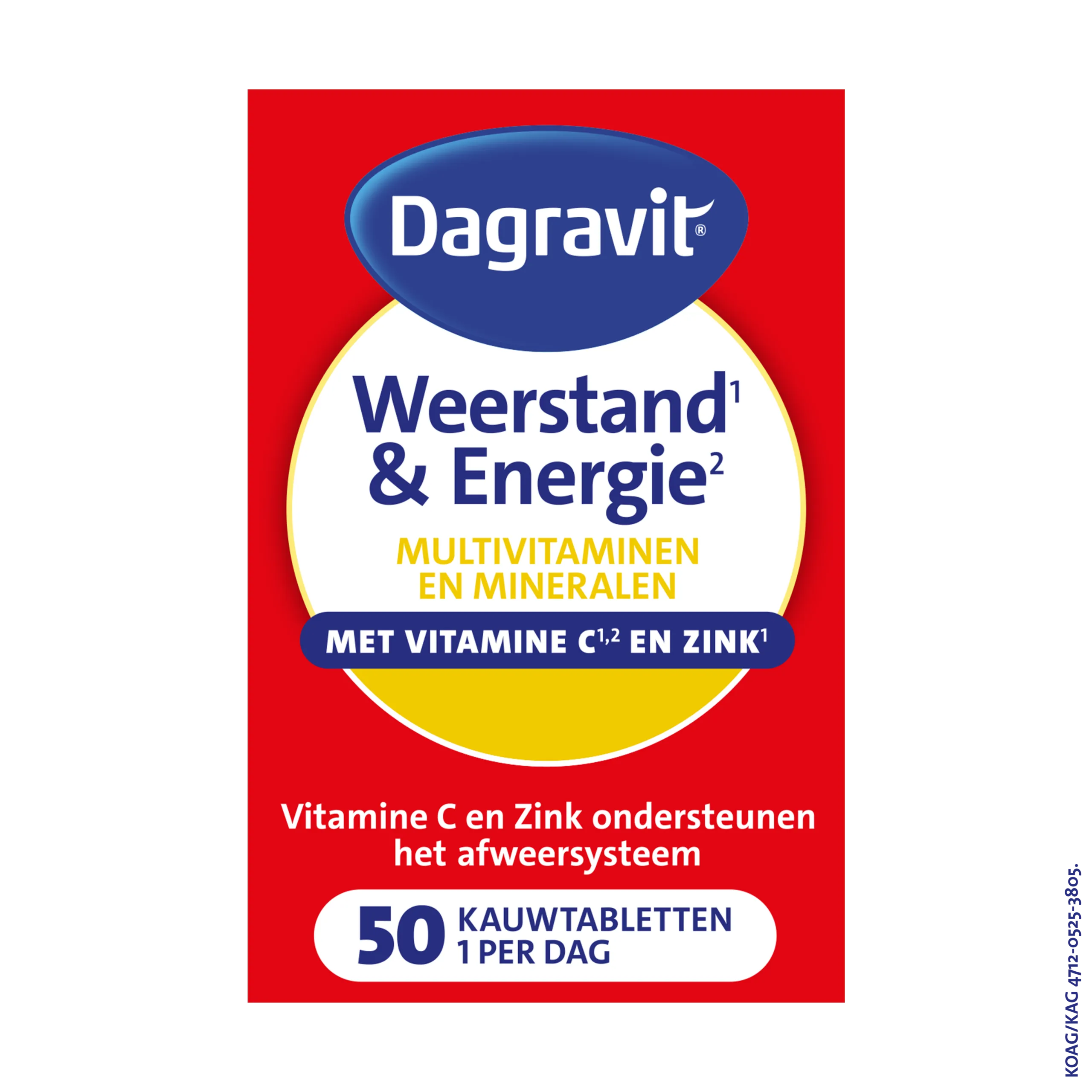 Dagravit Totaal 30 weerstand & energie (50 tabletten)