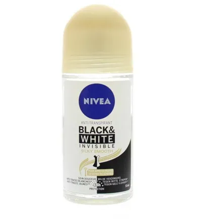 Nivea Deodorant Black & White Smooth Roller (50 ml)