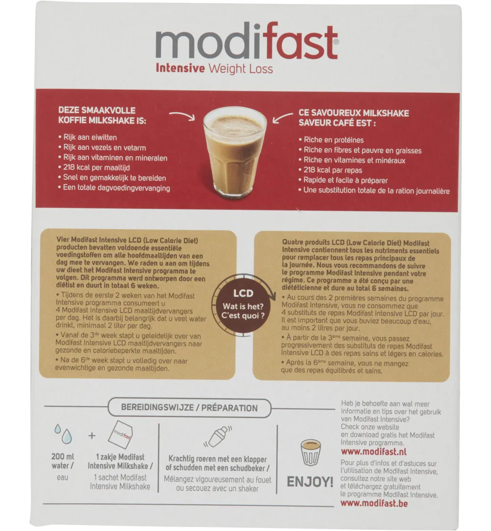 Modifast Intensive Milkshake Coffee (440 gr) - image 2