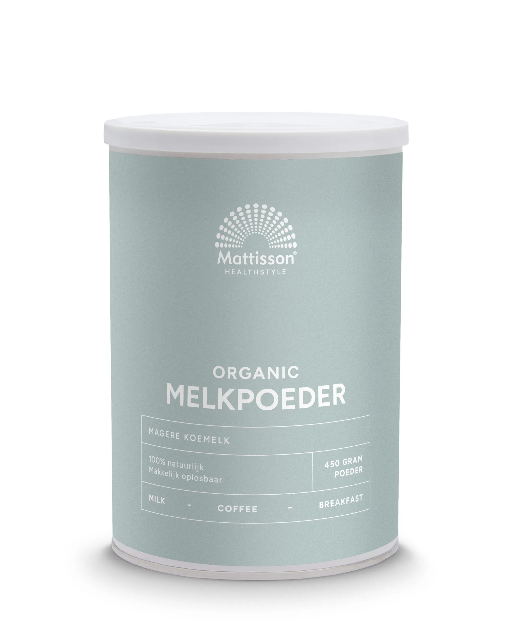 Mattisson Magere Melkpoeder Bio (450 gr)
