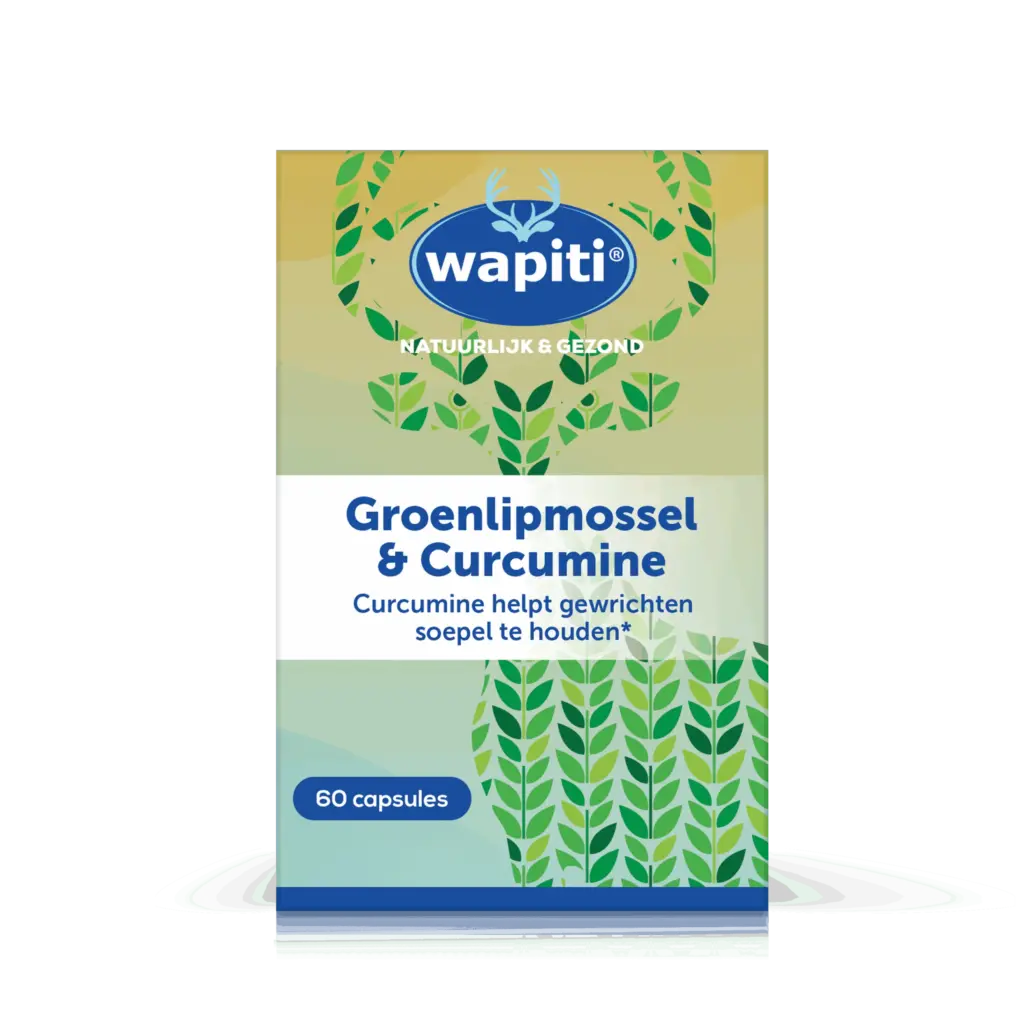 Wapitigroenlipmossel & curcuma (60 capsules)
