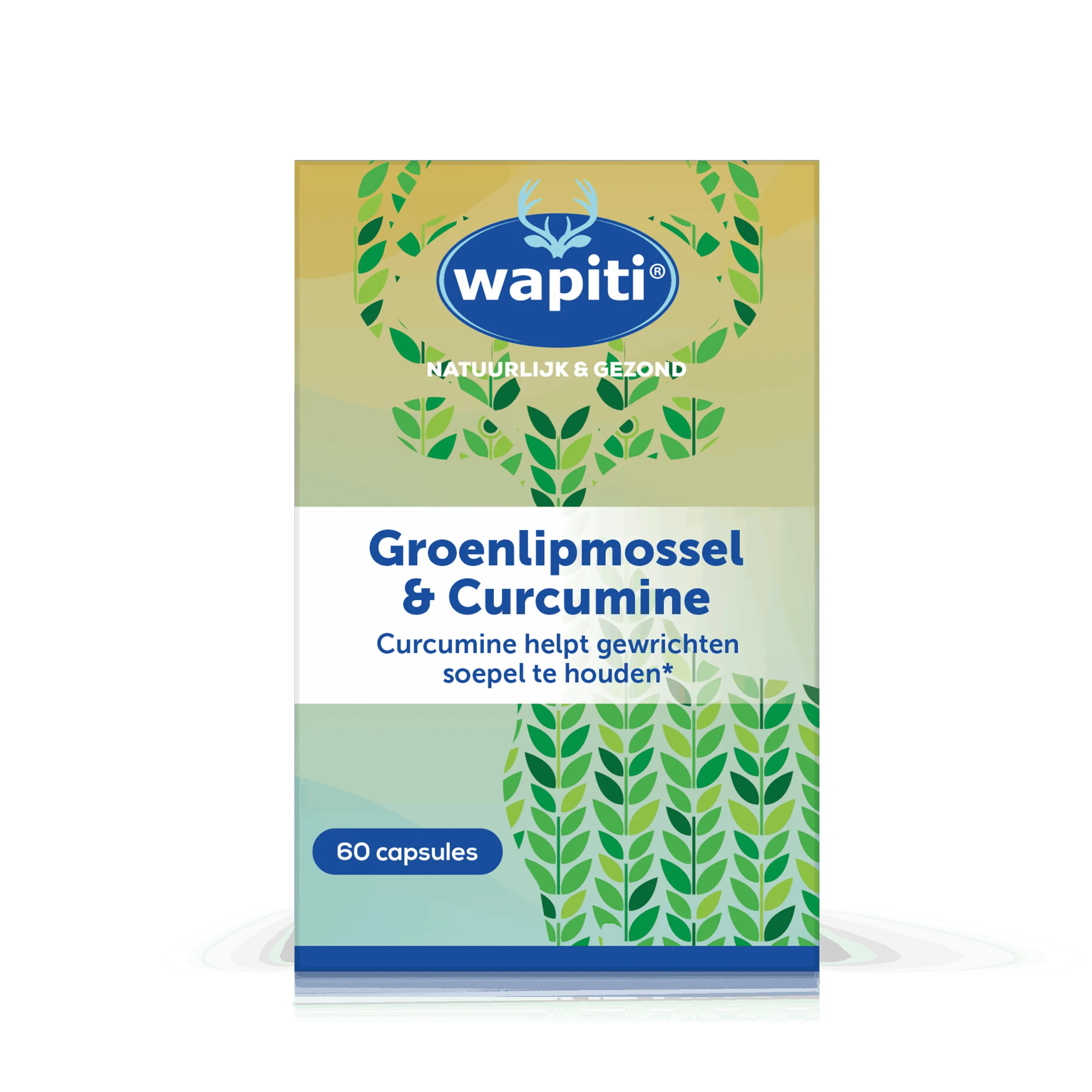 Wapitigroenlipmossel & curcuma (60 capsules)