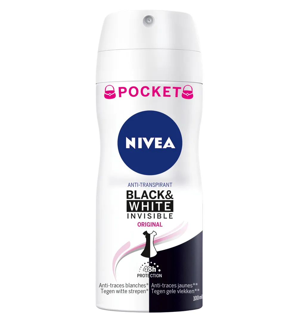 Nivea Deodorant black & white clear (100 ml)