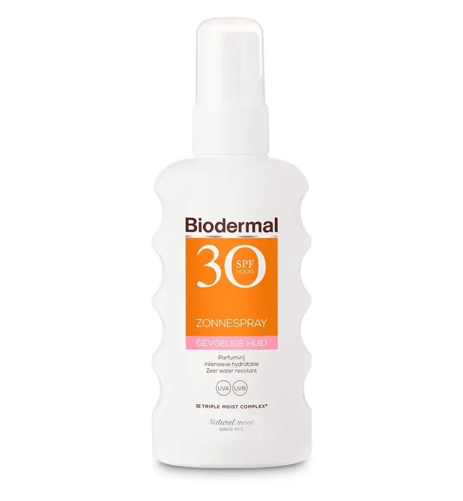 Biodermal Zonnespray Sp30 Gevoelig Huid (175 ml)