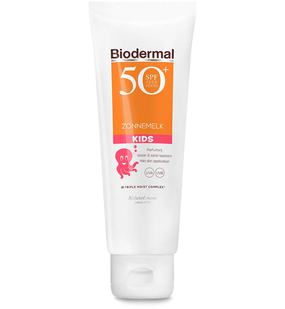 Biodermal Zonnemelk kids SPF50+ (125 ml)