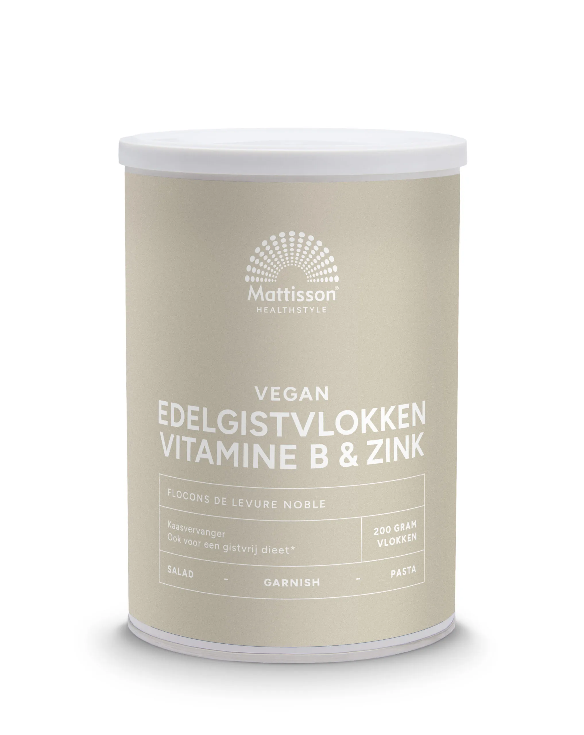 Mattisson Edelgistvlokken Vitamine B12 + Zink (200 gr)