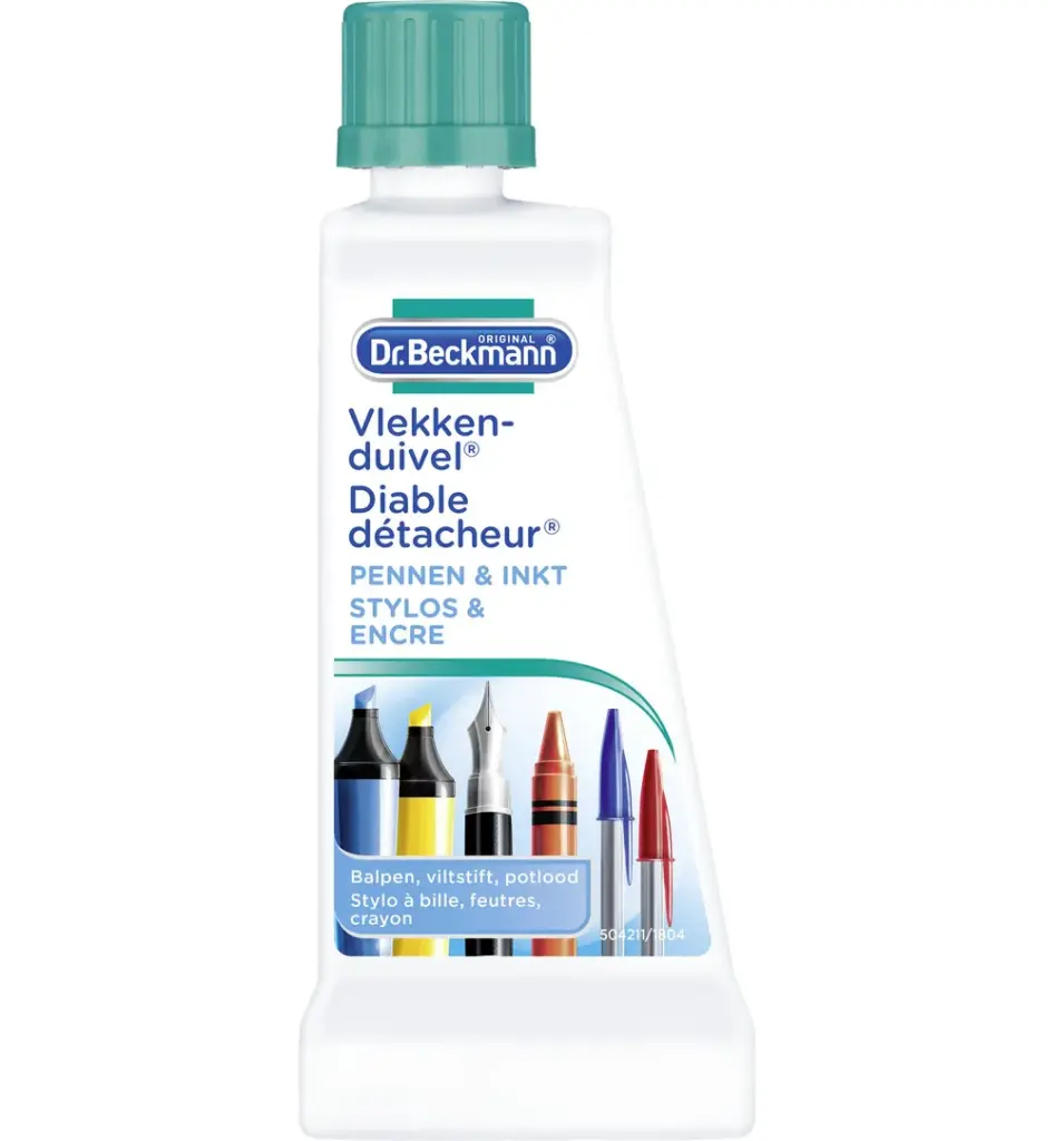 Dr. Beckmann Vlekkenduivel pennen & inkt (50 ml)