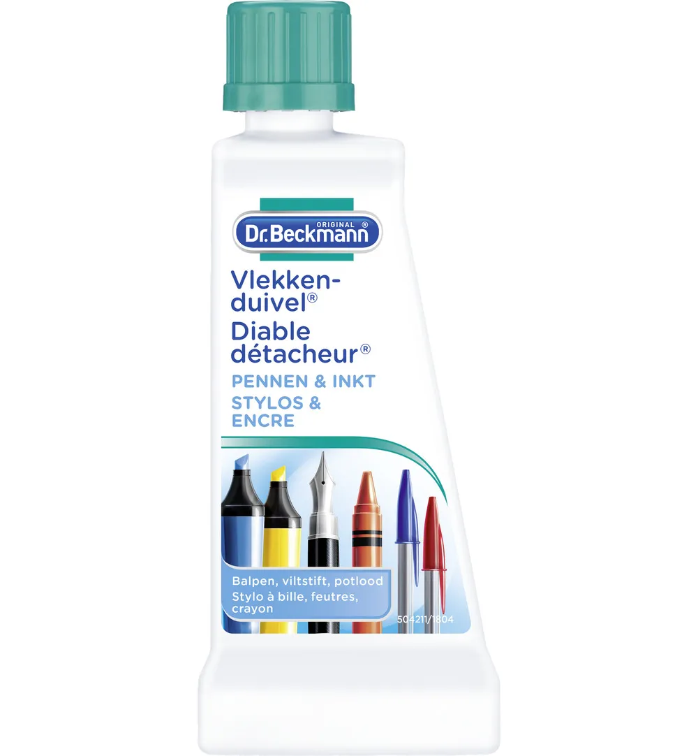 Dr. Beckmann Vlekkenduivel pennen & inkt (50 ml)