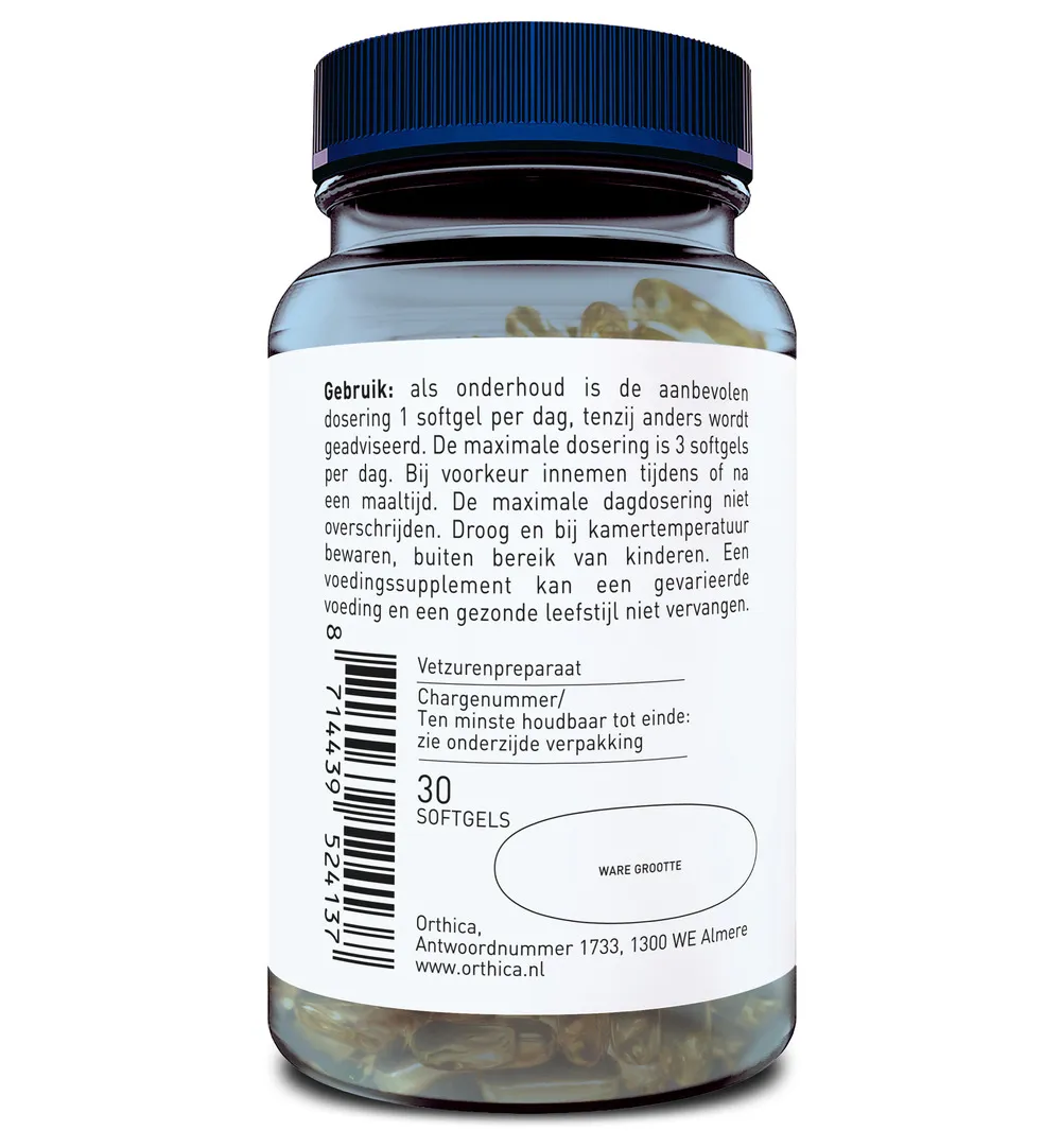 Orthica Omega 3 1000 (30 softgels) - image 2