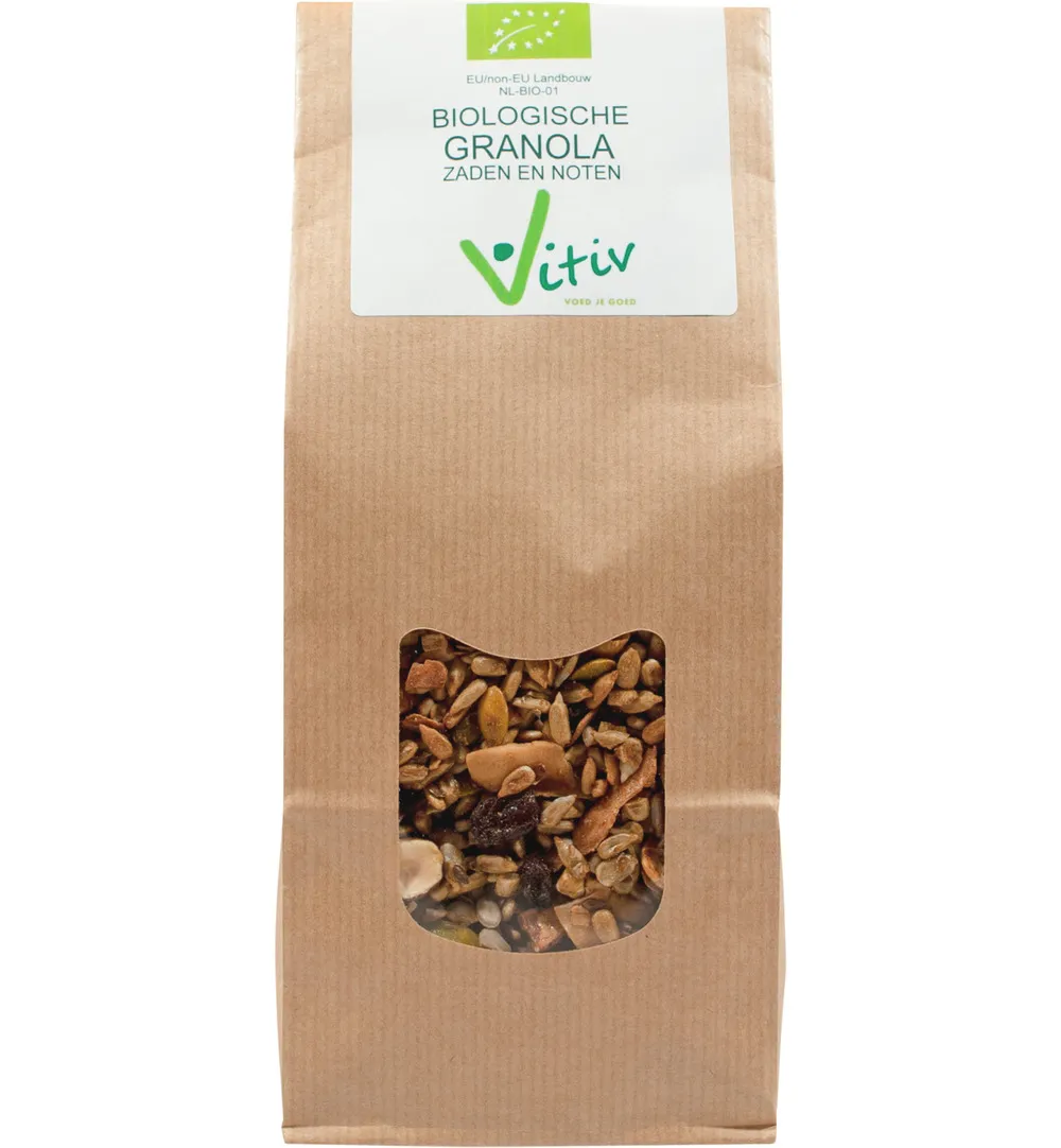 Vitivgranola Zaden En Noten Bio (500 gr)