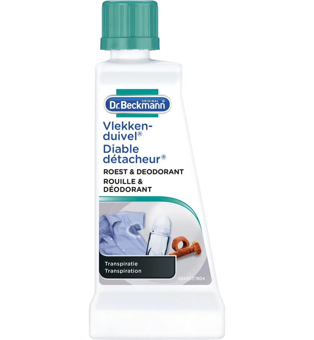 Dr. Beckmann Vlekkenduivel roest & deodorant (50 ml)