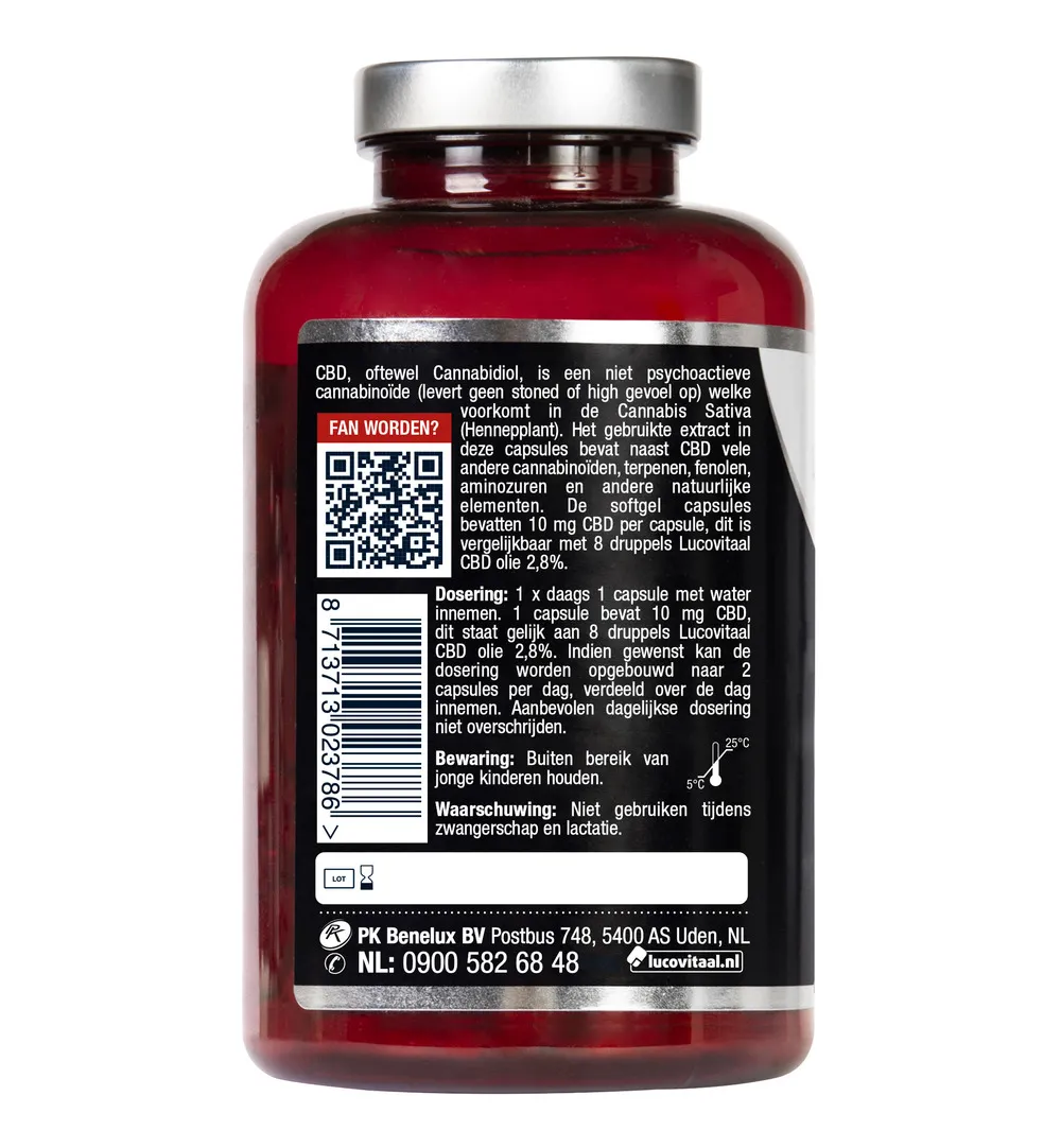 Lucovitaal CBD 10 mg (90 capsules) - image 3