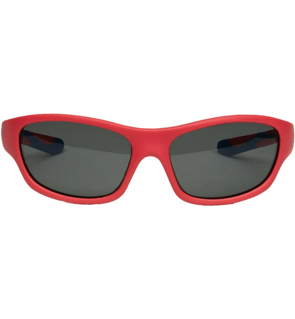 Melleson Zonnebril junior 3 - 8 jaar rood blauw (1 stuk)