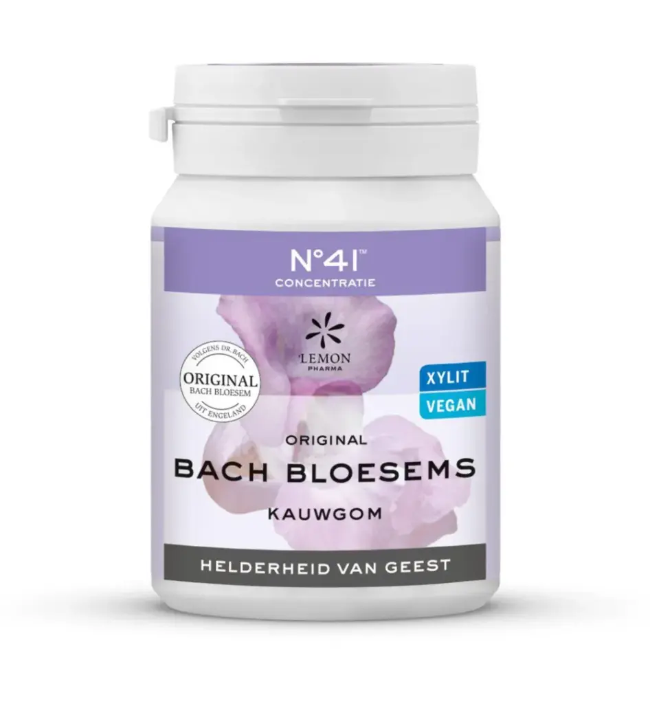Lemon Pharma Bach Bloesem Kauwgom Nr. 41 Concentratie (60 gr)