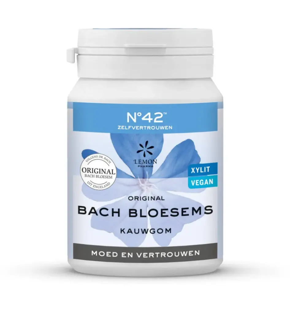 Lemon Pharma Bach Bloesem Kauwgom Nr. 42 Vertrouwen (60 gr)