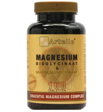 Artelle Magnesium bisglycinaat & citraat (100 tabletten)