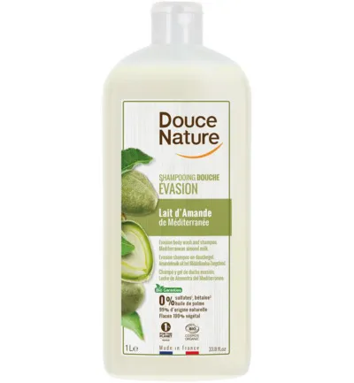 Douce Nature Douchemelk zoete amandel bio (1000 ml)