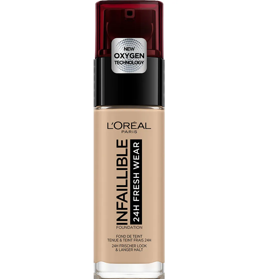 L'Oréal Infallible foundation 145 beige rose (1 stuk)