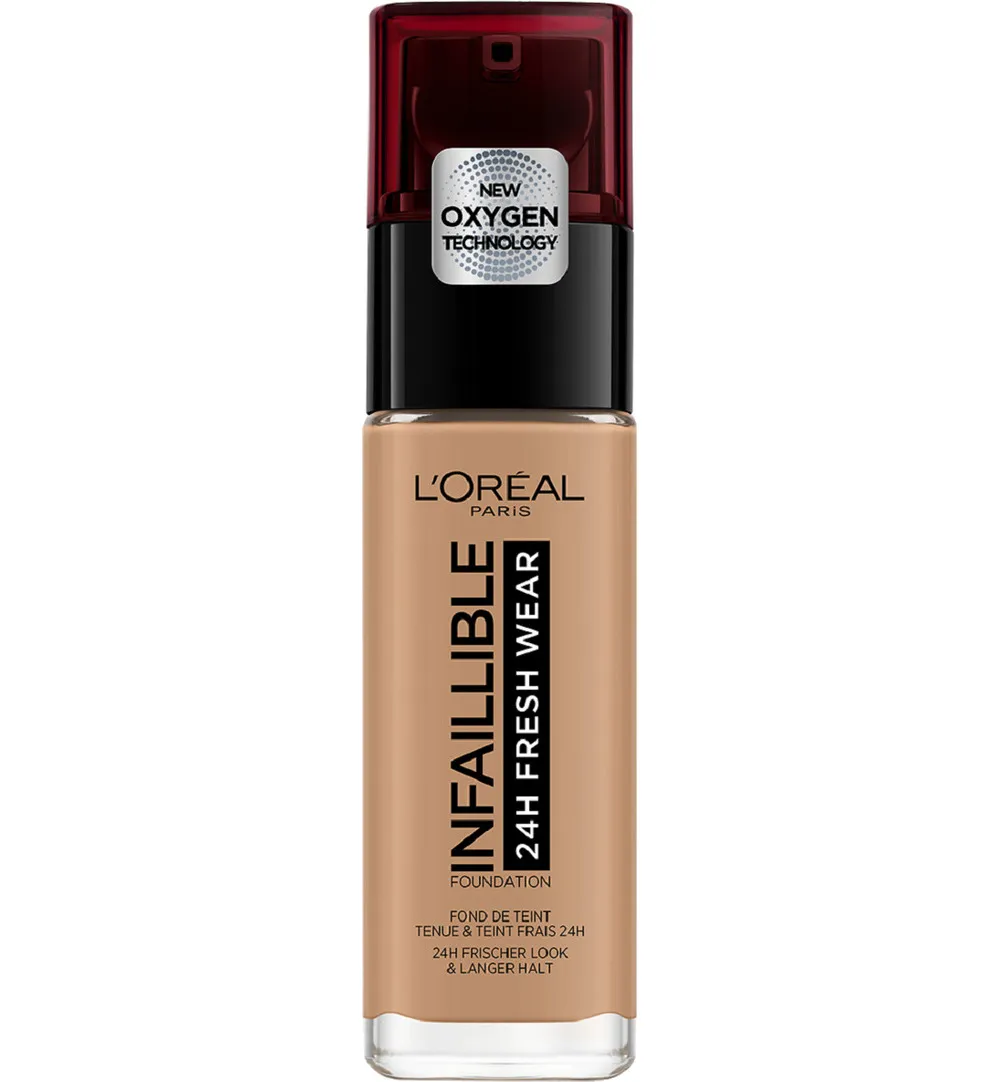L'Oréal Paris Foundation Infaillible 32H Fresh Wear 300 Amber (1 stuk)
