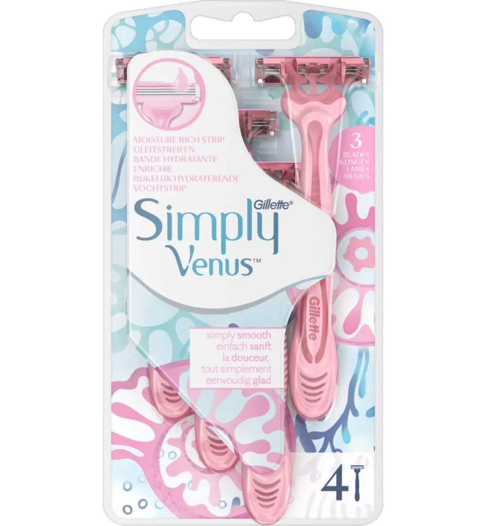 Gillette Venus simply wegwerpmesjes (4 stuks)