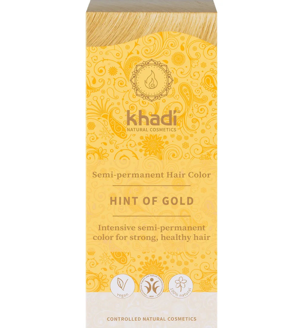 Khadi Haarkleur golden hint (100 gr)