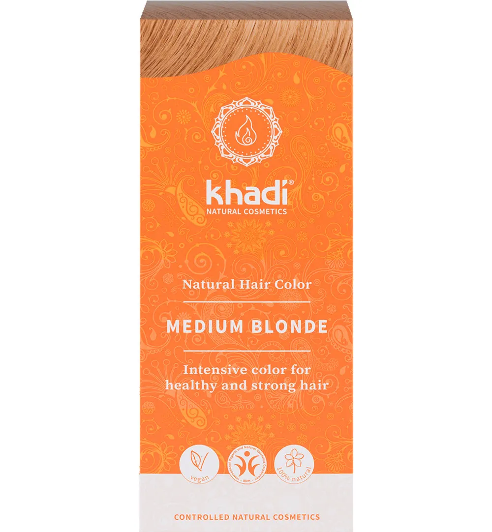 Khadi Haarkleur Medium Blond (100 gr)