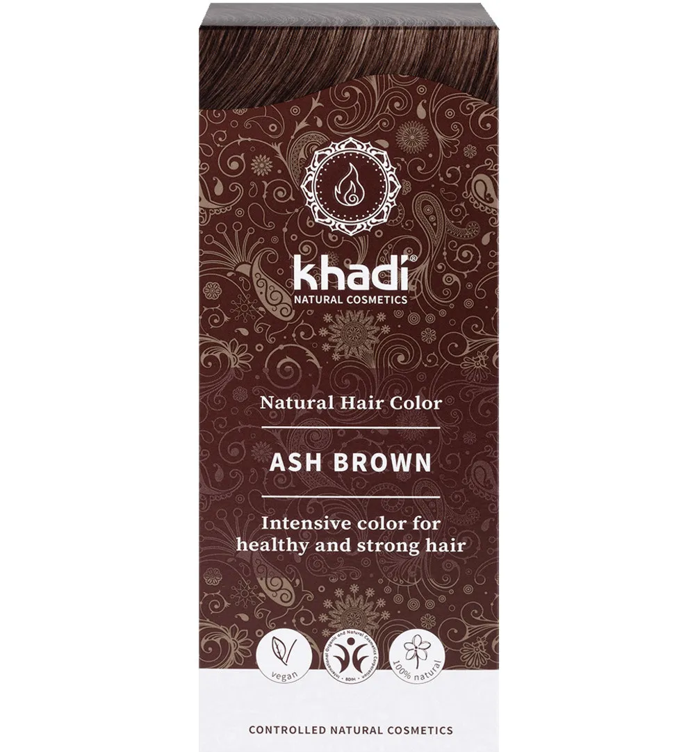 Khadi Haarkleur ash brown (100 gr)