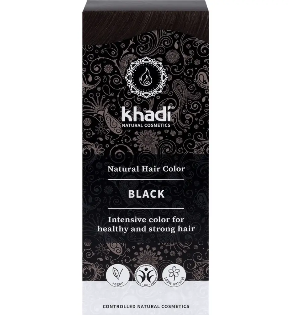 Khadi Haarkleur black (100 gr)