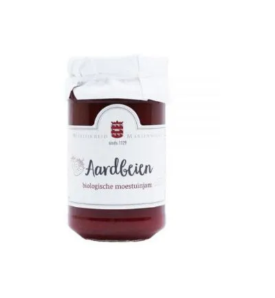 Marienwaerdt Moestuinjam aardbeien bio (250 gr)
