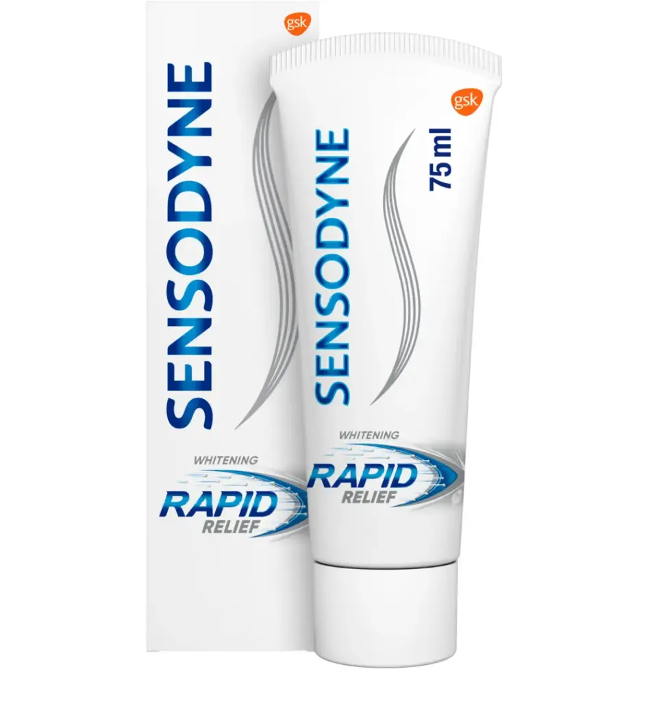 Sensodyne Tandpasta rapid relief whitening (75 ml)